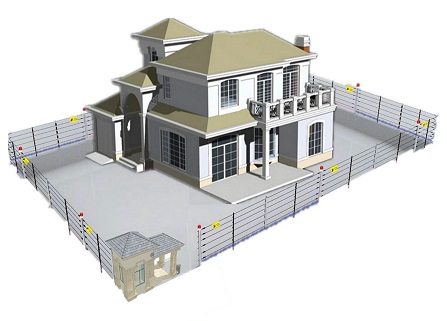 小区电子围栏防盗解决方案