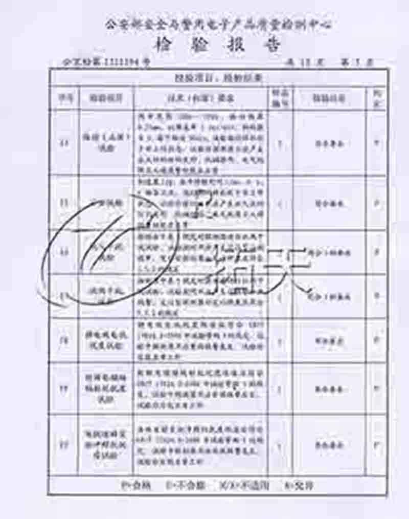 振动光纤质检报告